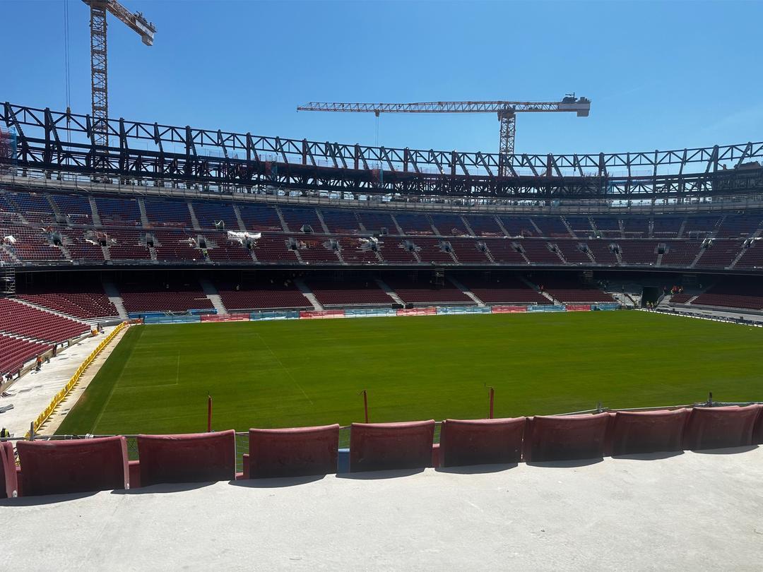 Barcelona presume del Camp Nou: así está quedando el nuevo estadio y el partido que podría inaugurarlo