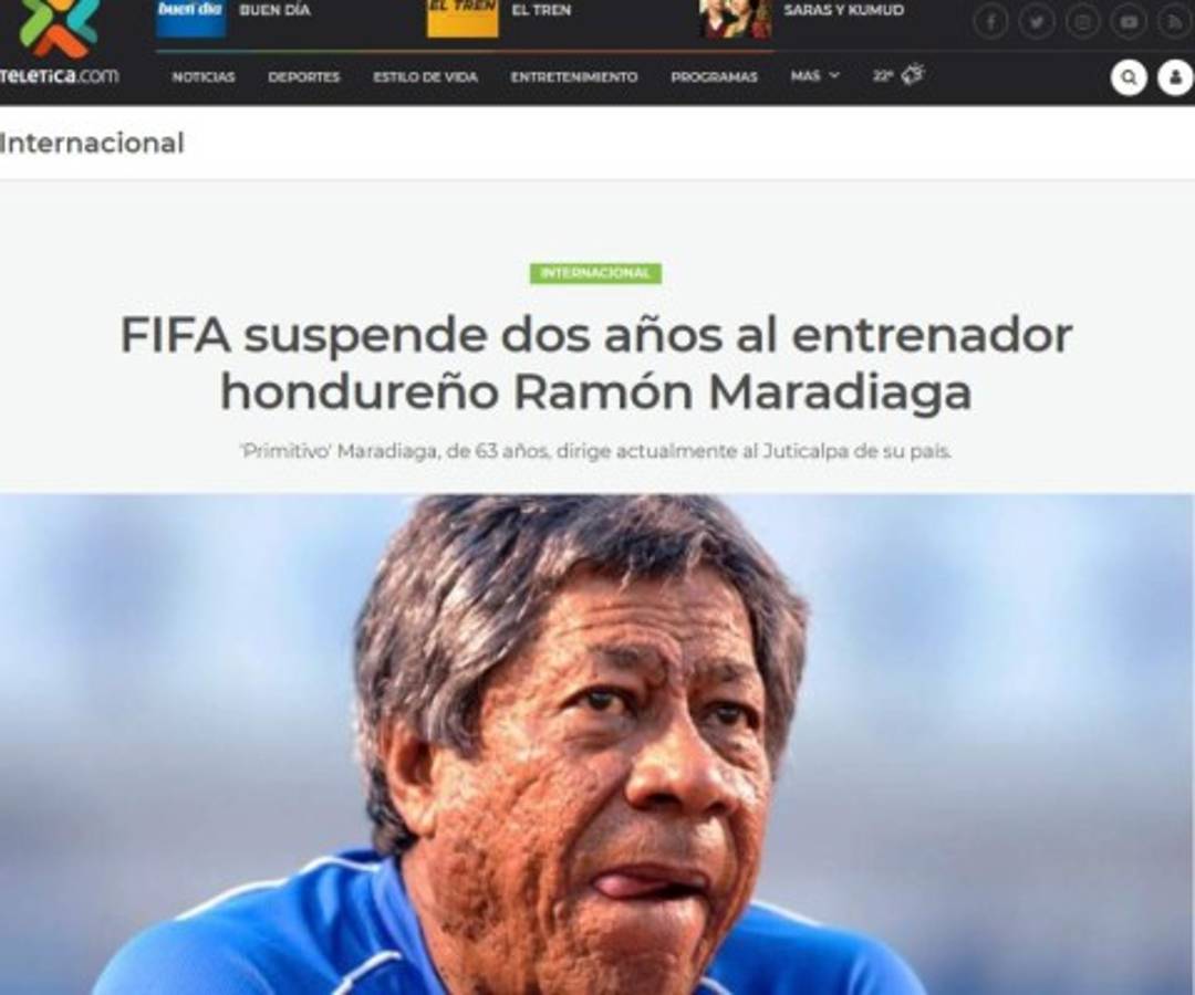 La prensa mundial hace eco del escándalo de Primi Maradiaga