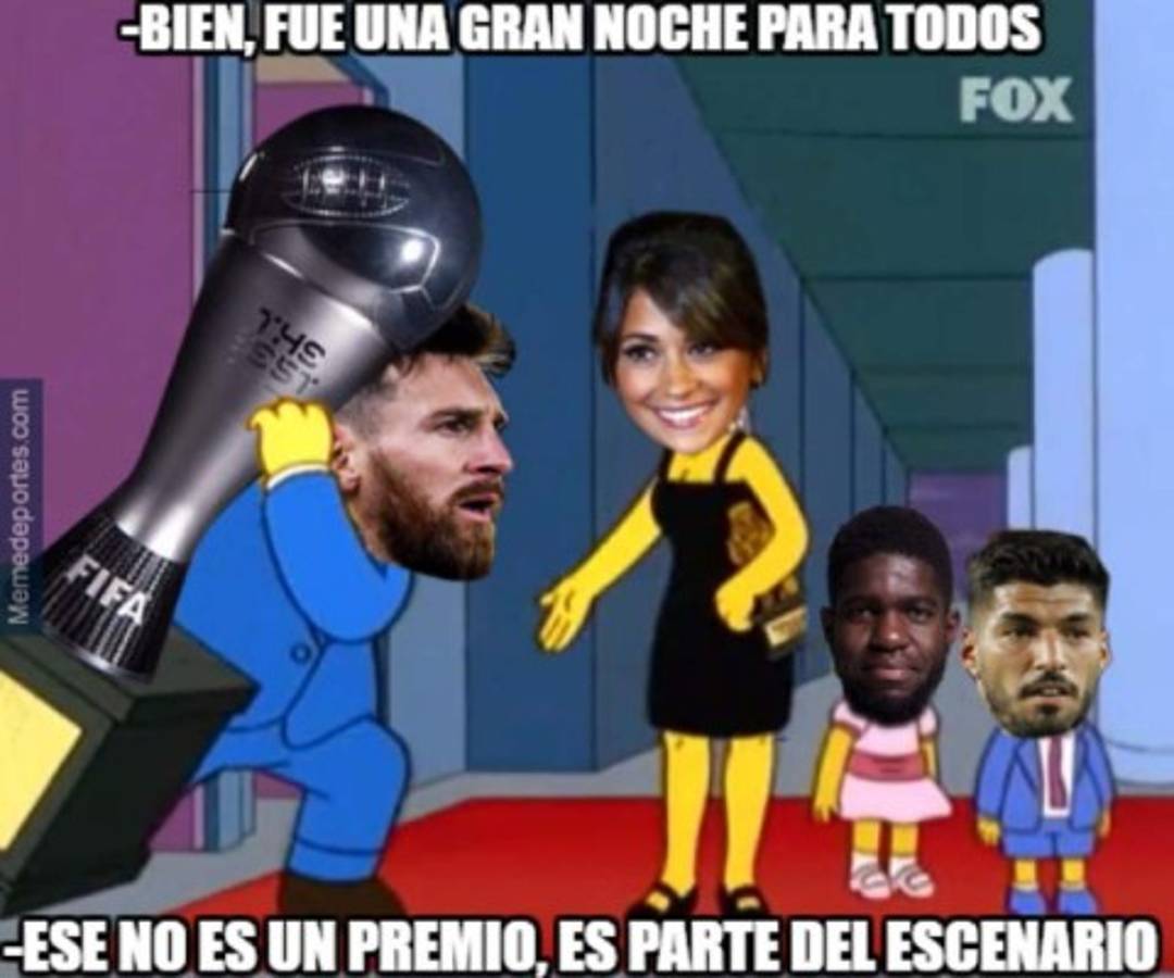 Así lucen los memes previo a la entrega del premio The Best