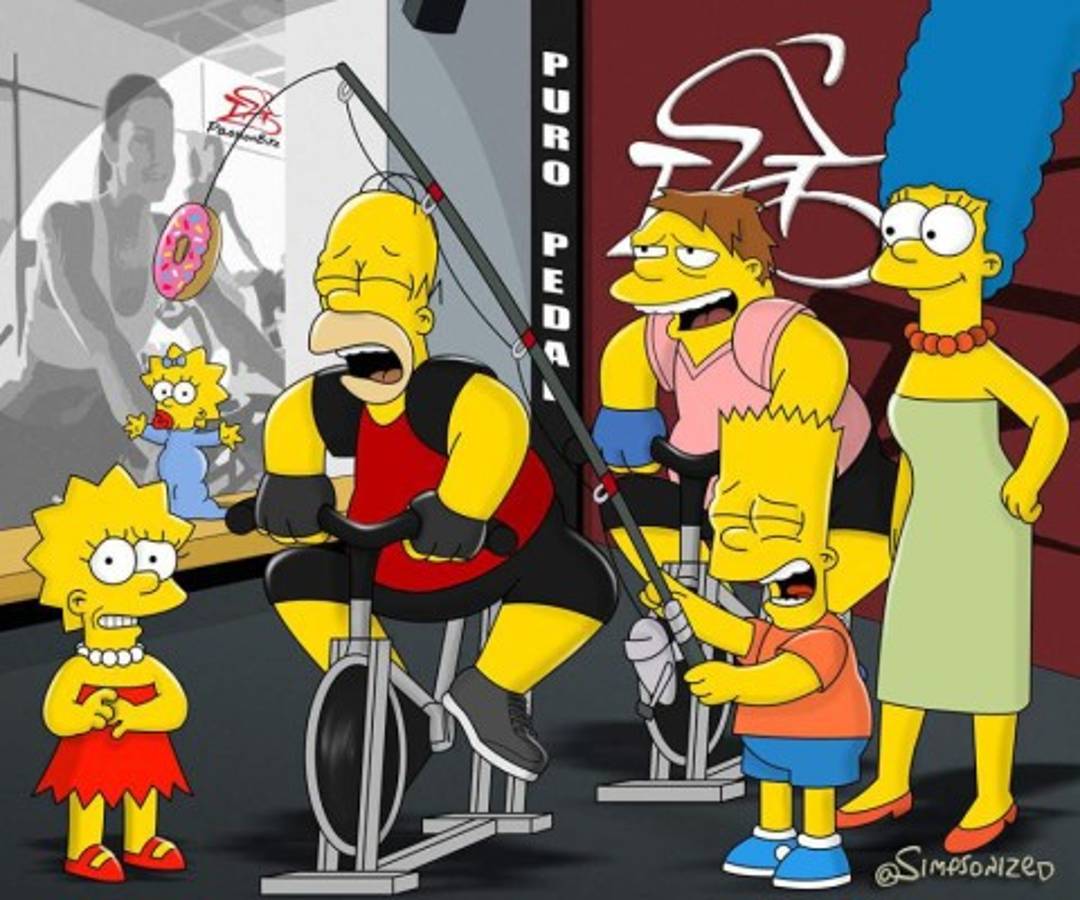 Así se verían Los Simpson en Costa Rica y Panamá. ¡Atención con Navas y Román!