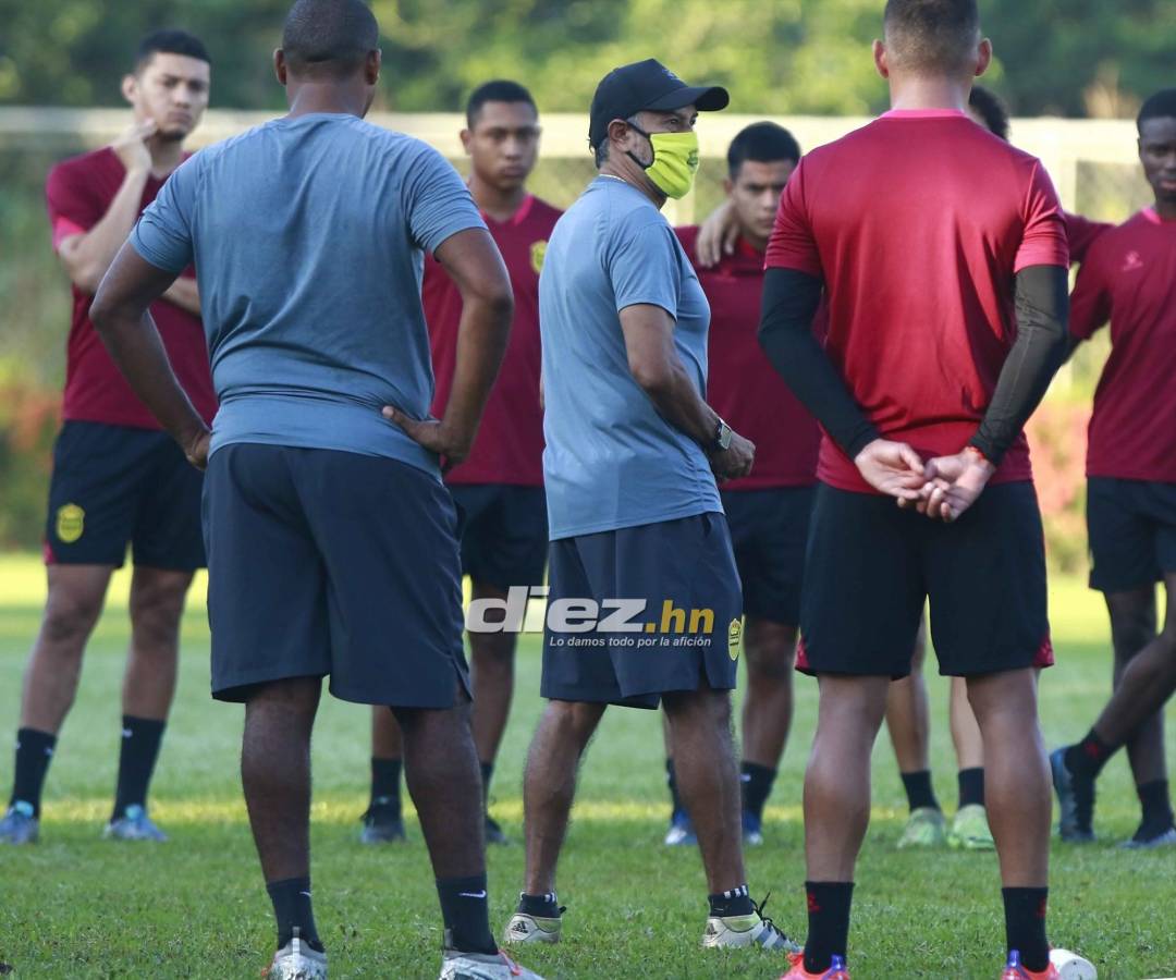 Así fue el entrenamiento del Real España antes de viajar a la capital para su batalla contra Motagua