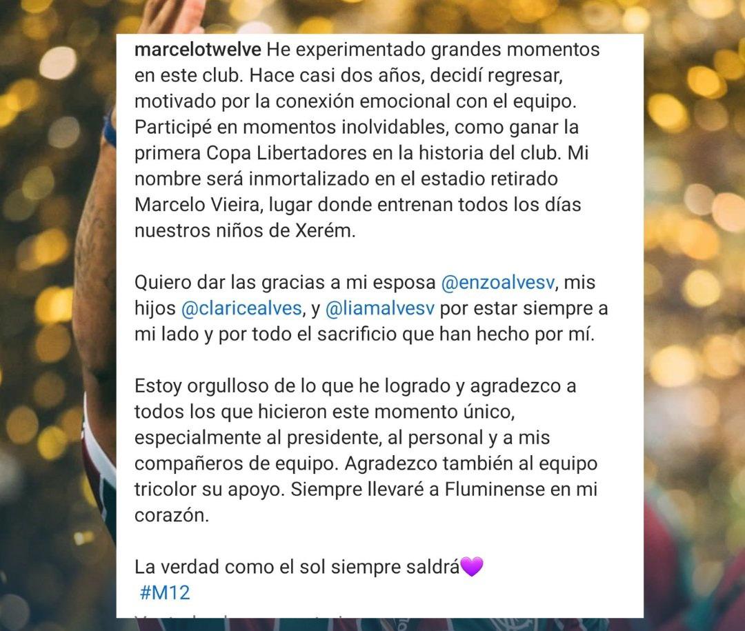 Señalan al culpable de la polémica de Marcelo que lo dejó fuera de Fluminense y el club de la MLS que quiere su fichaje