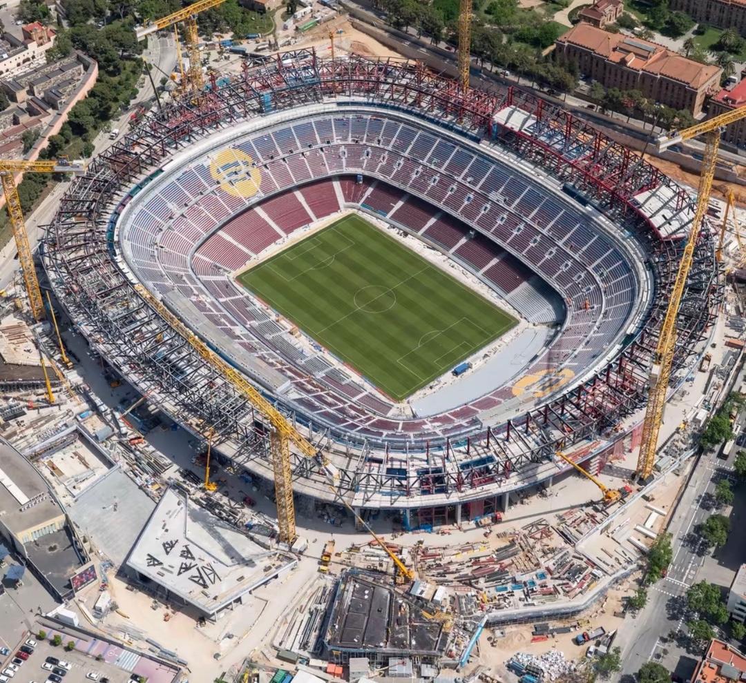 Barcelona presume del Camp Nou: así está quedando el nuevo estadio y el partido que podría inaugurarlo