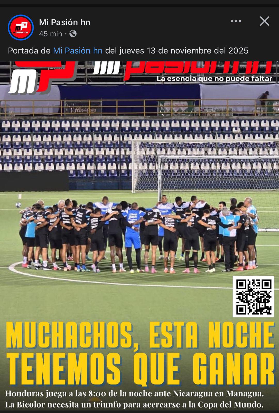 Que se repita el sueño pongan huev**: la prensa reacciona motivada a la clasificación de Honduras al Mundial 2026