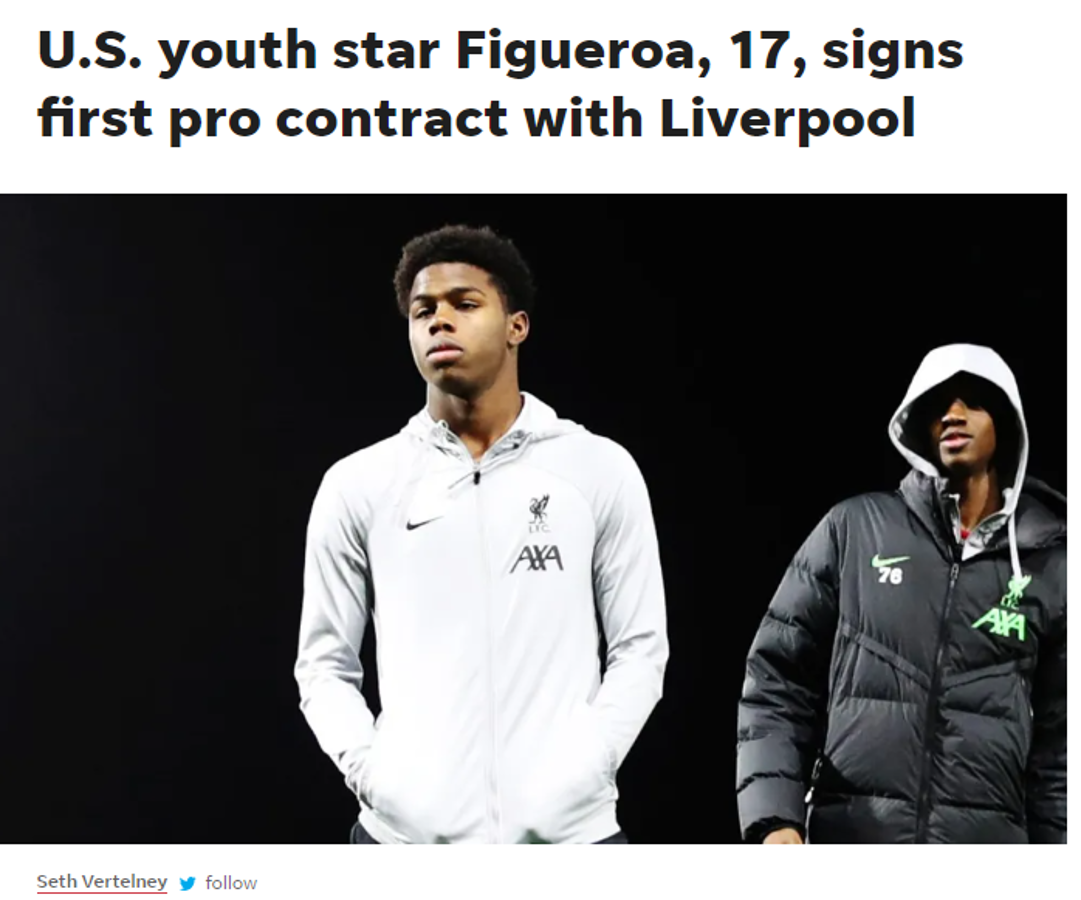 Lo que dicen los medios del fichaje de Keyrol Figueroa por el Liverpool: “Próxima estrella de la Premier League”