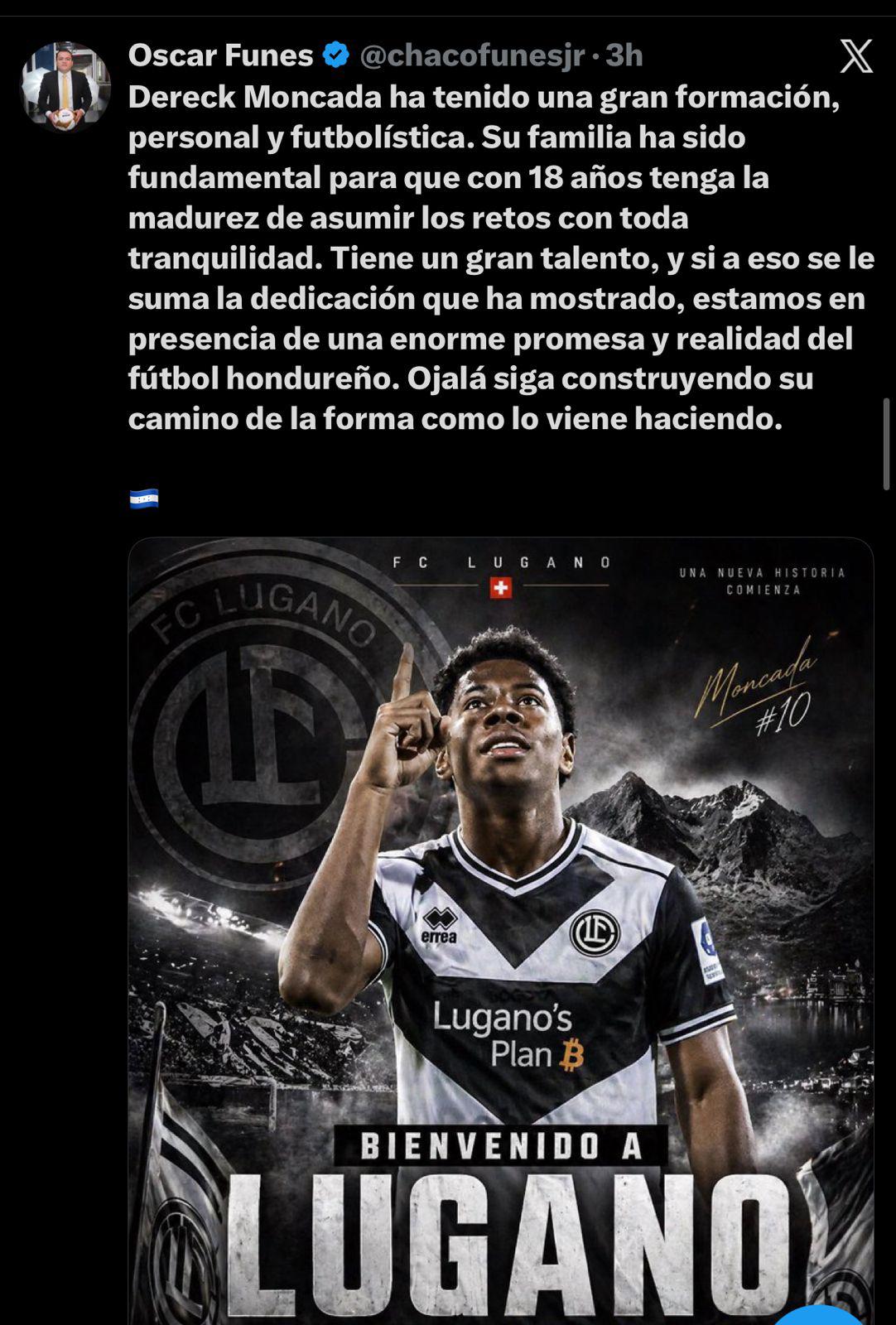 AS alucina su fichaje a Europa: así reacciona la prensa por el traspaso de Dereck Moncada a Lugano