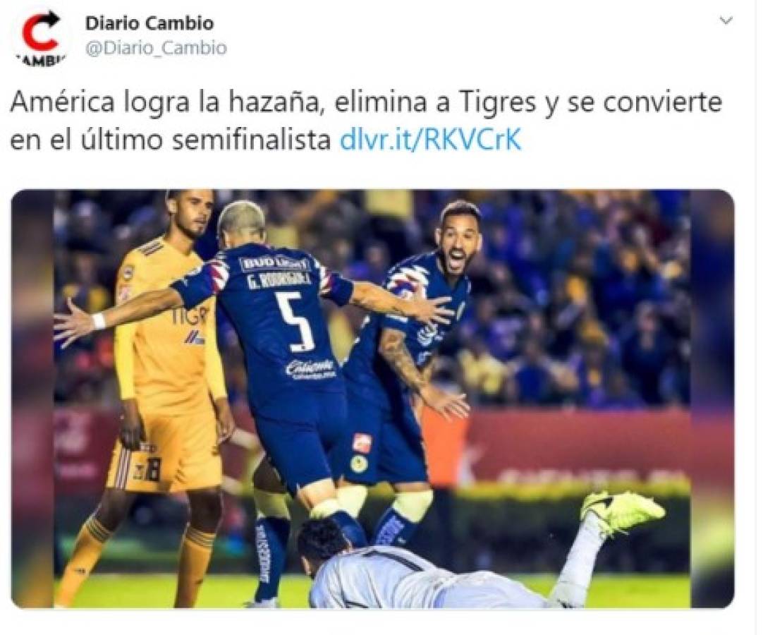 Liga MX: Así reacciona la prensa tras la épica remontada del América sobre Tigres