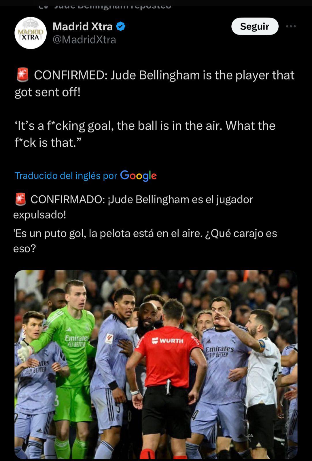 “¿Qué carajos es eso”: Los polémicos mensajes que publicaron los jugadores del Real Madrid tras la polémica ante Valencia