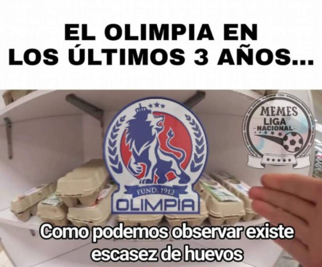 ¡Siguen! Los otros memes donde hacen pedazos al Olimpia tras perder la final ante Motagua