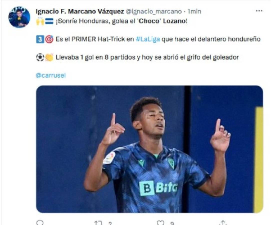 'El heredero del 'Mágico' González e histórico': Prensa mundial se rinde a los pies del Choco Lozano