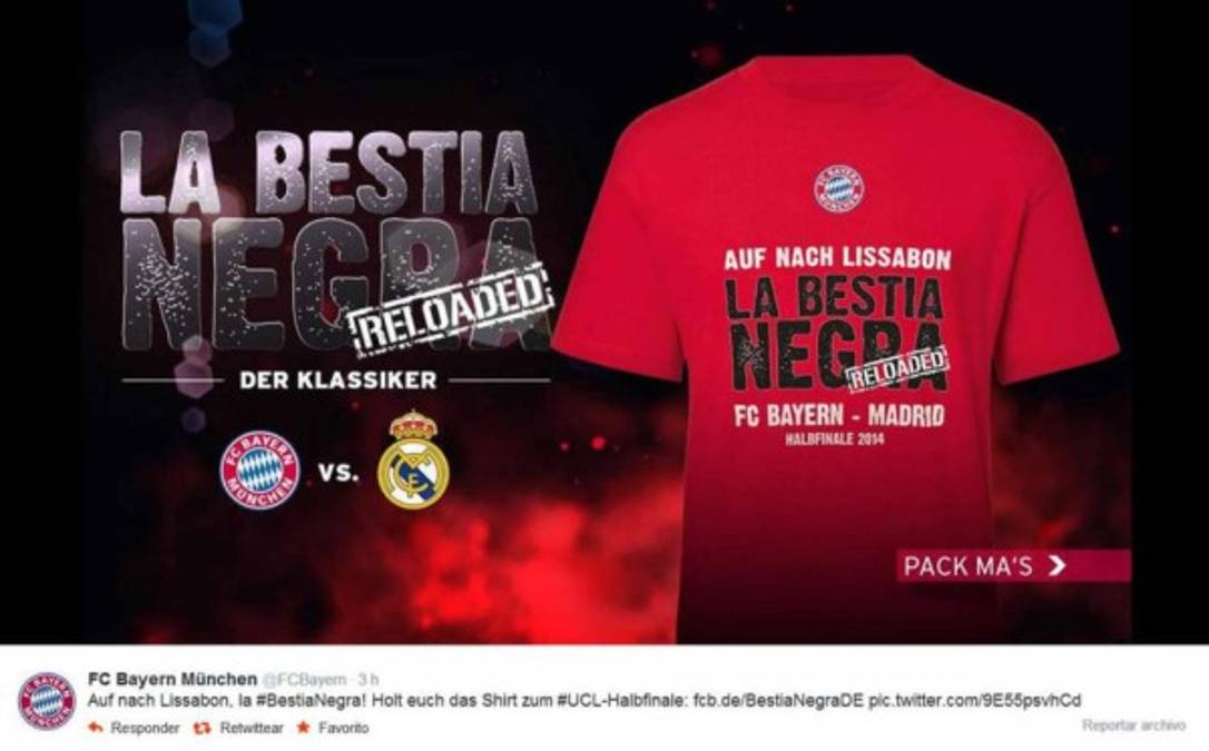Bayern Munich le recuerda al Real Madrid que se enfrentará a su 'Bestia Negra'