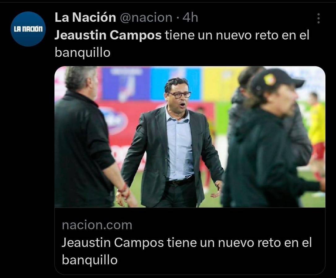 “Un multicampeón”, Prensa tica y hondureña destaca fichaje de Jeaustin Campos por el Real España de la Liga Nacional