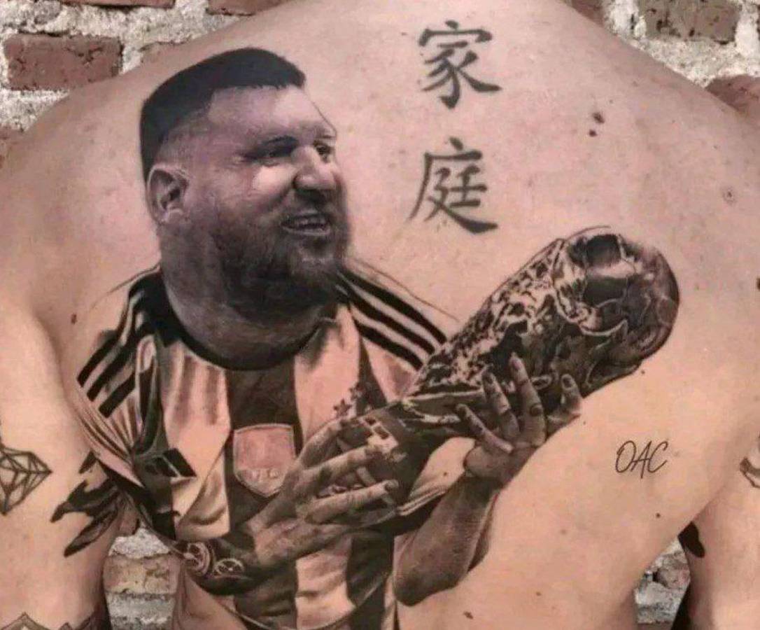 ¡Son espantosos! Lionel Messi y Dibu Martínez, afectados con los tatuajes más feos del Mundial Qatar 2022