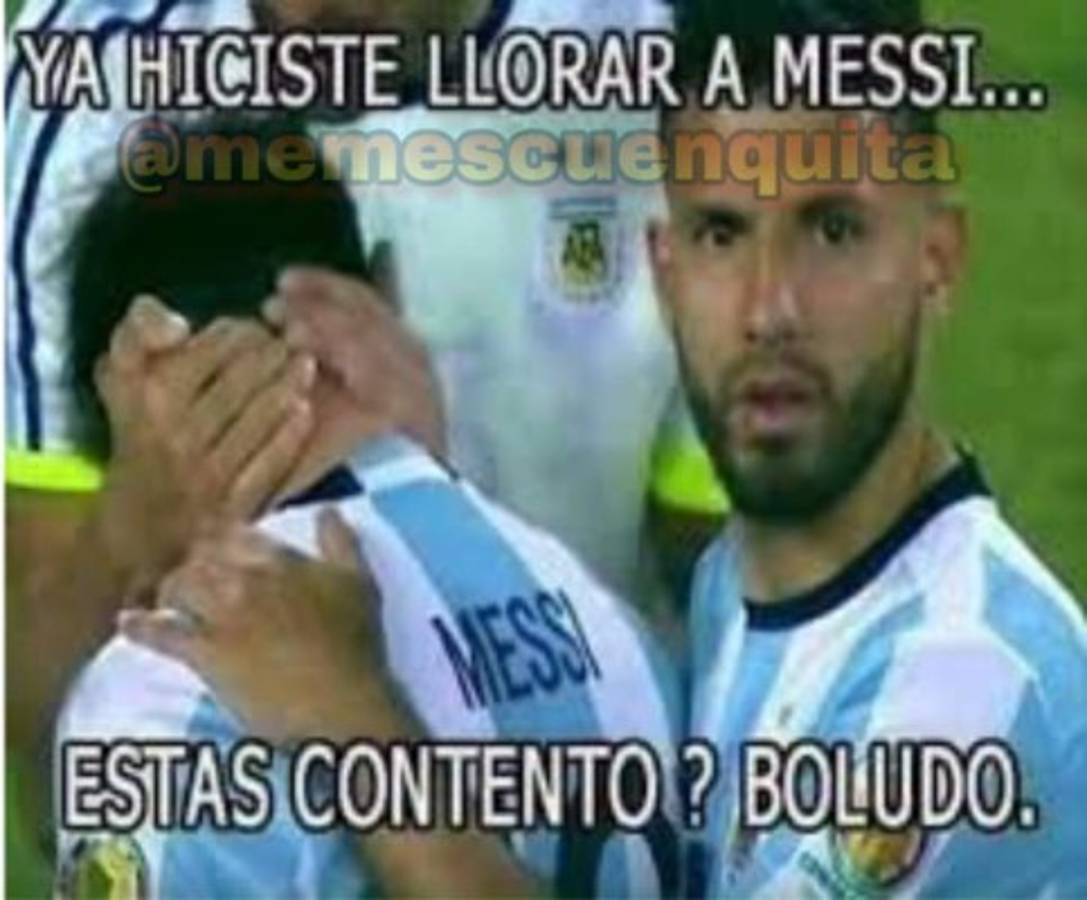 ¡Para morir de risa! Los memes atacan a Messi por la pelea con Gary Medel en el Argentina-Chile