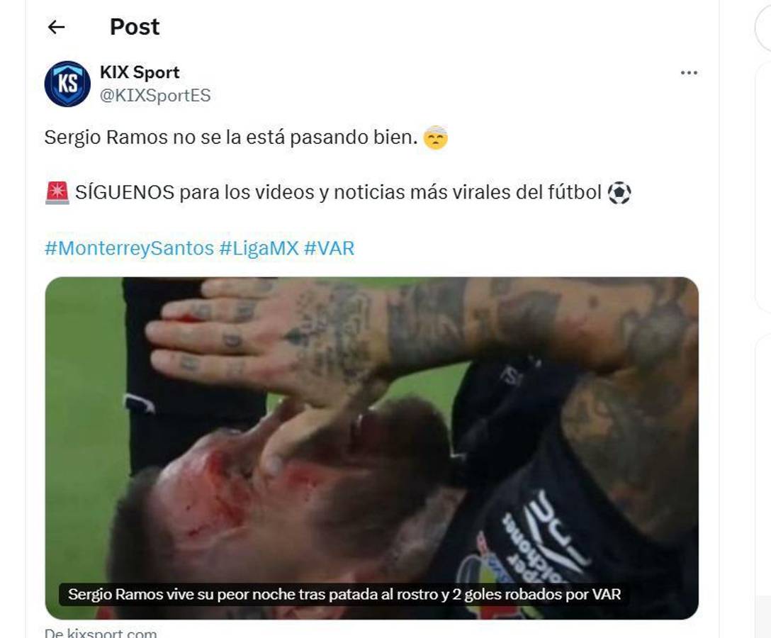 Le dieron duro a Sergio Ramos: Indignación contra el Choco Lozano tras patadón contra el ex Real Madrid