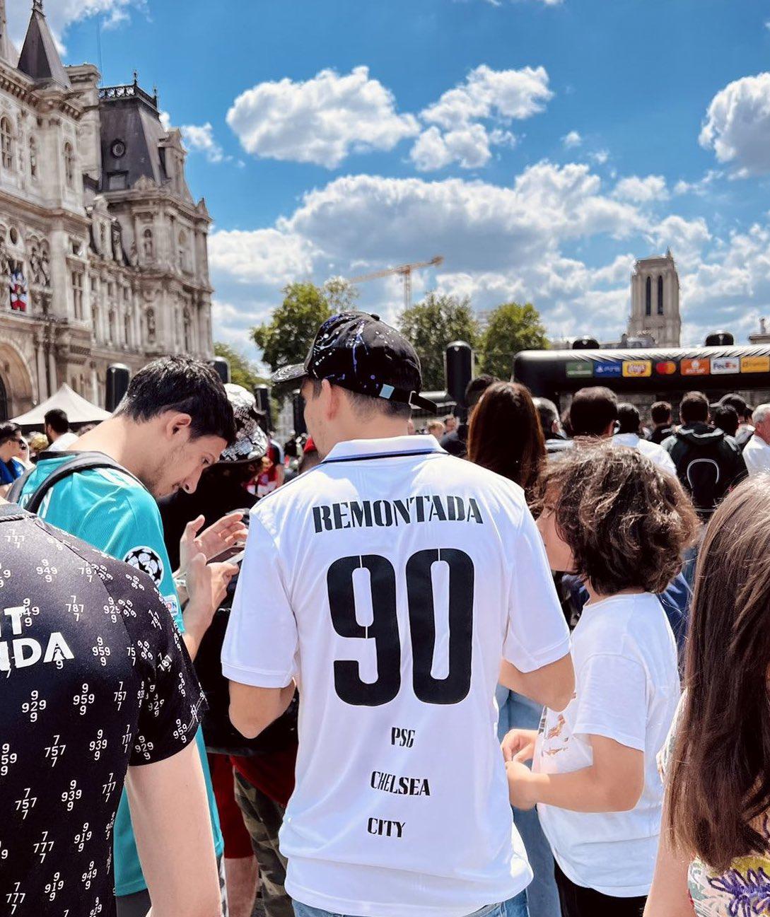 Ambientazo en París por la gran final de la Champions League; los ‘recaditos’ de la afición del Real Madrid para Mbappé