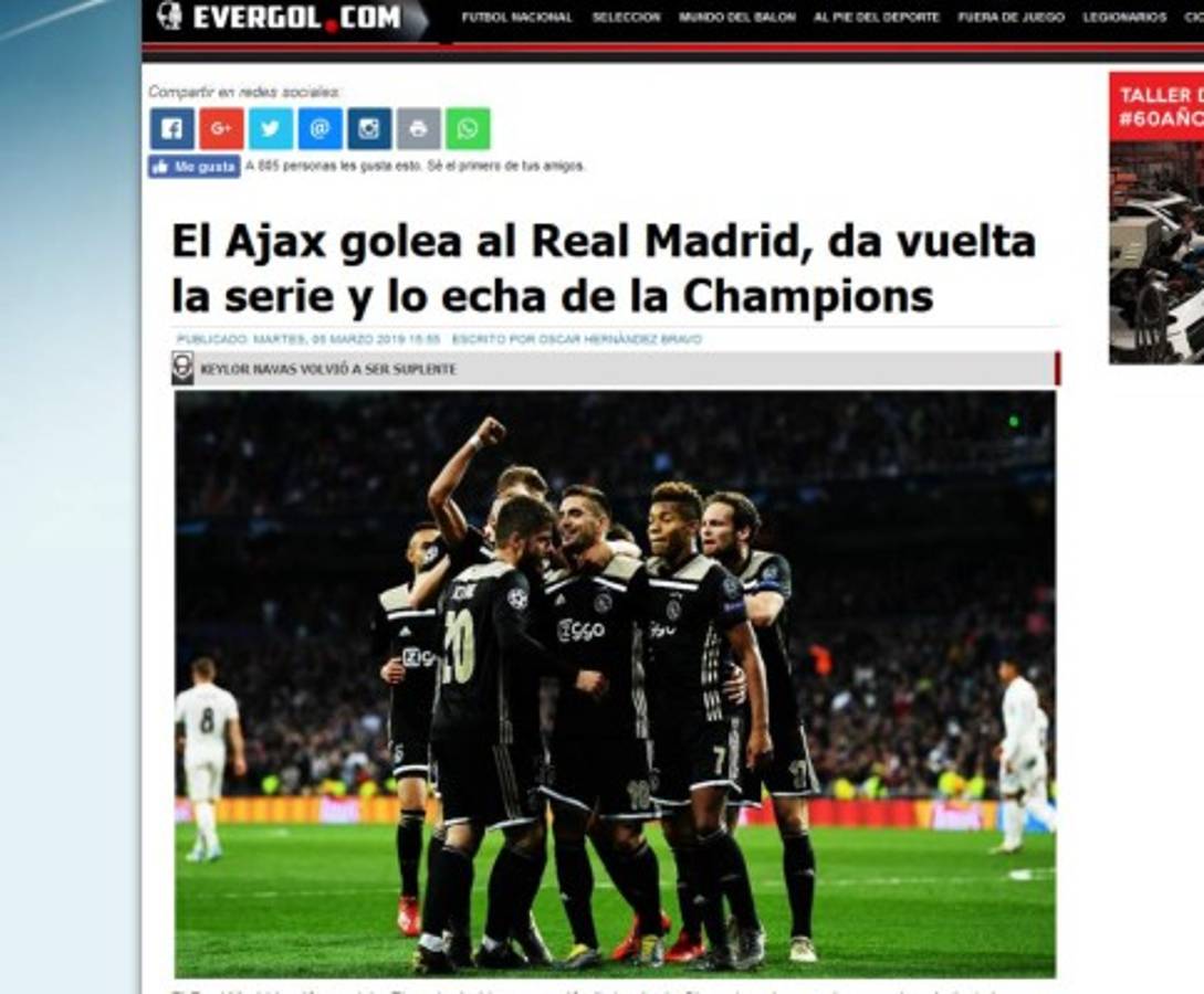 La prensa se hace sentir sobre fracaso del Real Madrid: 'Papelón', 'Luto' y 'Fracaso'
