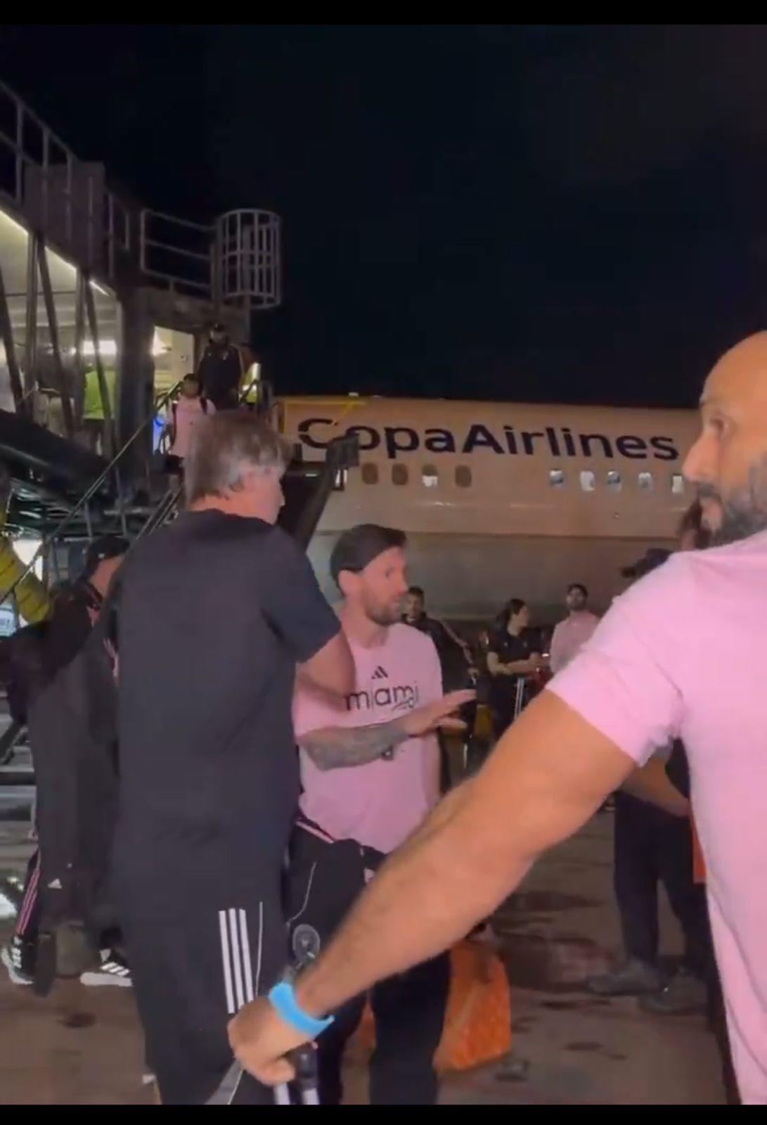 Panamá no se enloquece por Messi y el gran gesto de Leo con los canaleros en el hotel: así fue la llegada del Inter Miami