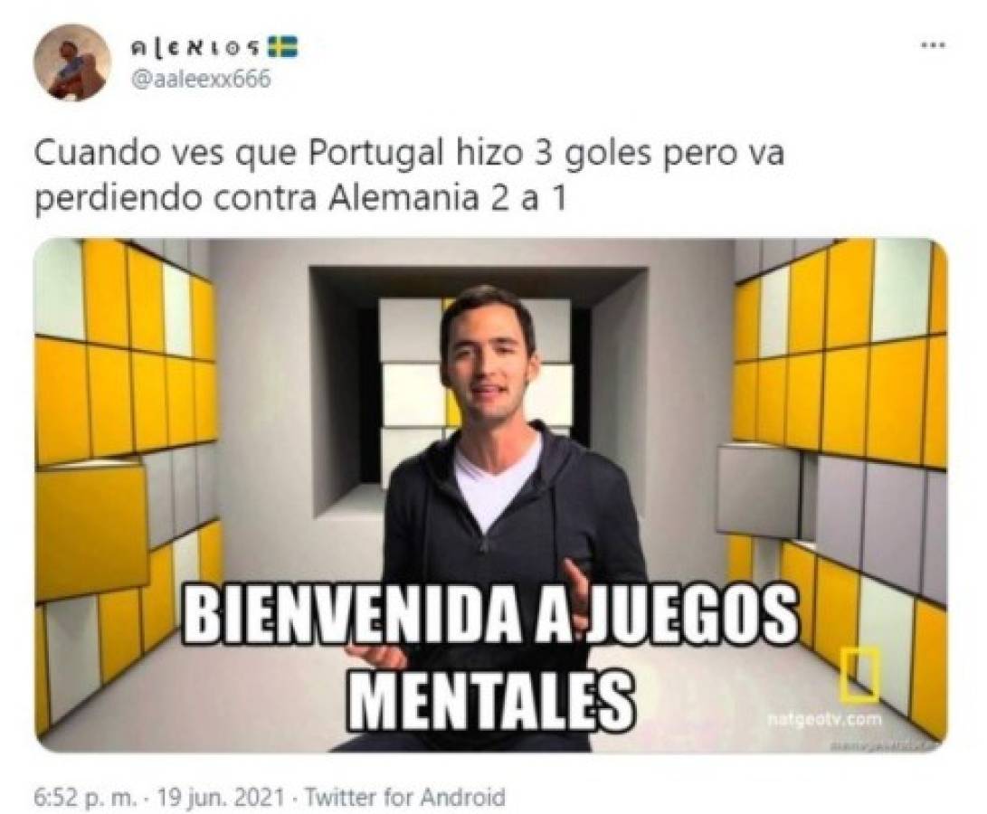 Los memes hacen pedazos a Cristiano Ronaldo y a Portugal tras la paliza de Alemania