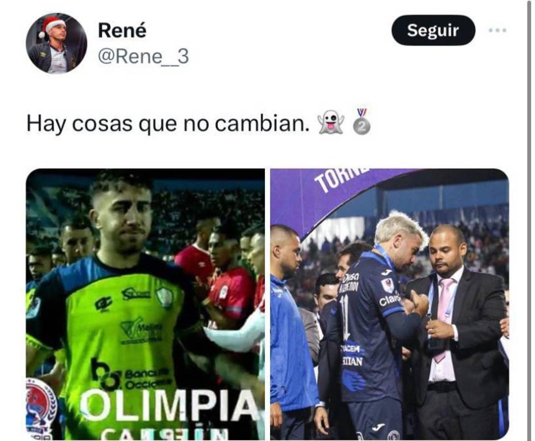 Olimpia quedó campeón invicto y los memes destrozan al Motagua de Diego Vázquez