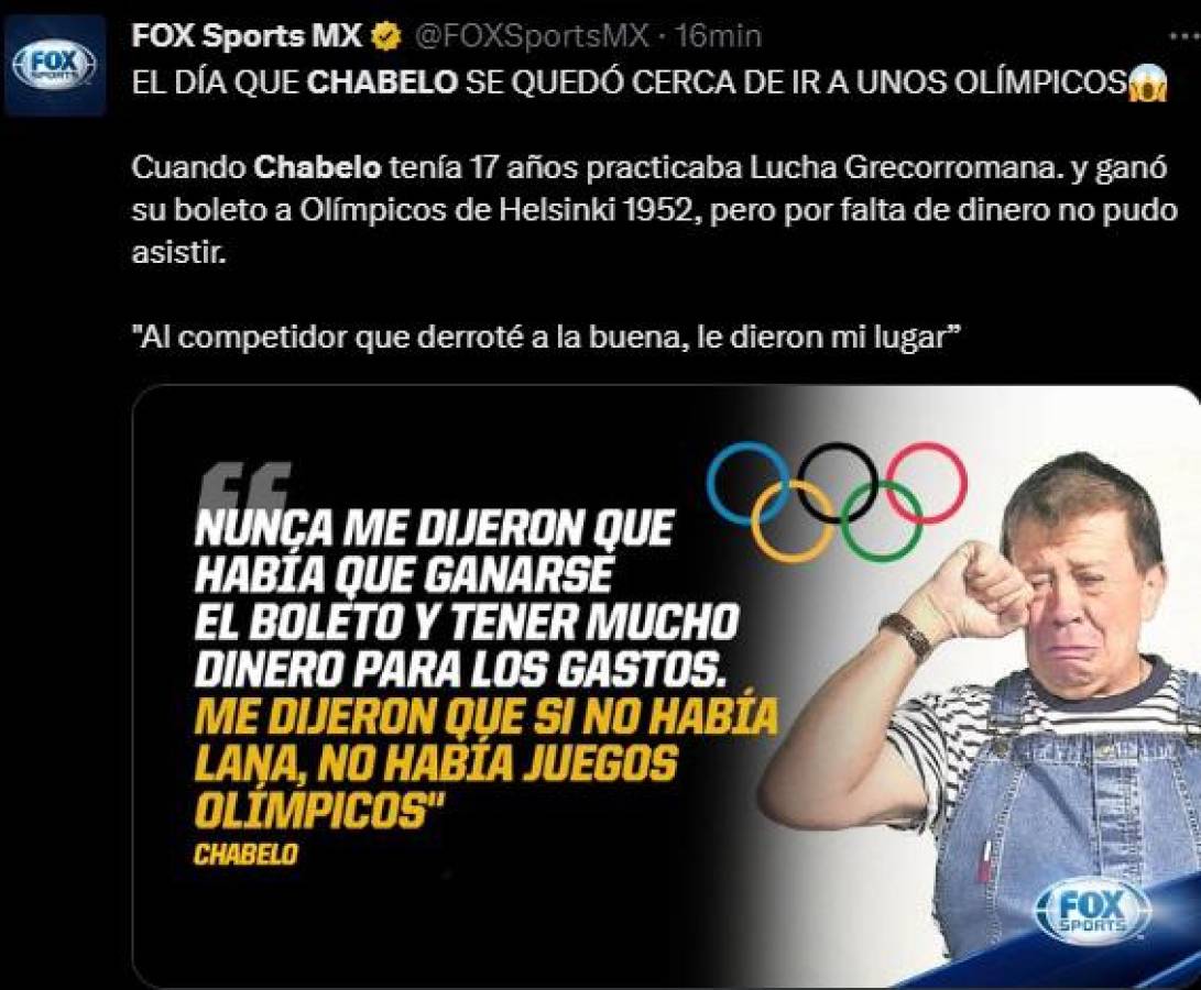 “Hoy soy América por Chabelo”: Prensa deportiva mexicana llora la muerte del emblemático presentador