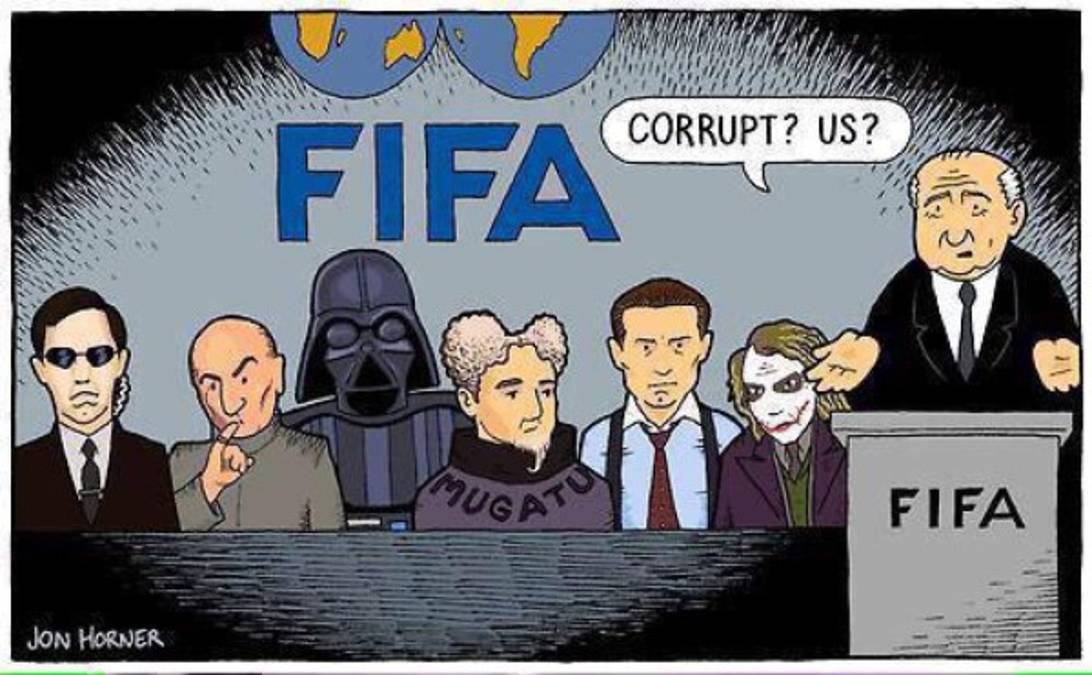 Los memes sobre el escándalo de corrupción en la FIFA