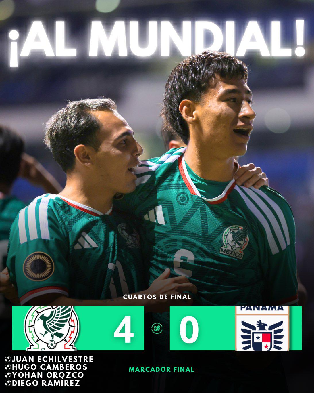 Mundial Sub-20: México clasifica tras humillar a Panamá