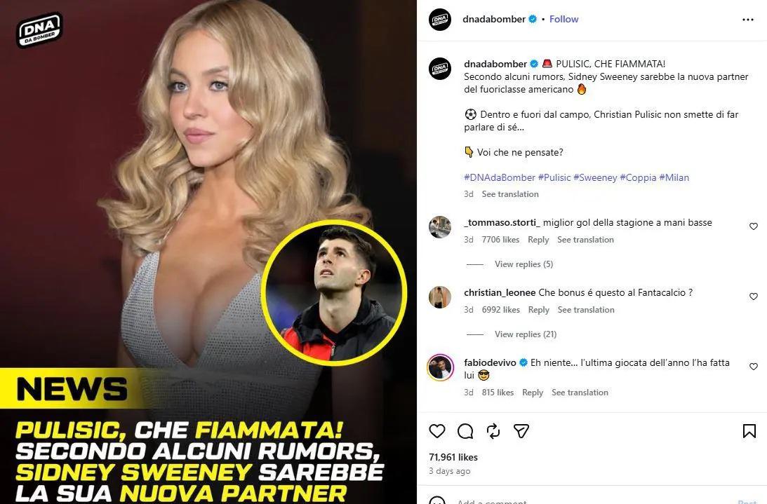 Concacaf impactada con el futbolista que tiene un romance con la famosa actriz Sydney Sweeney: Qué racha