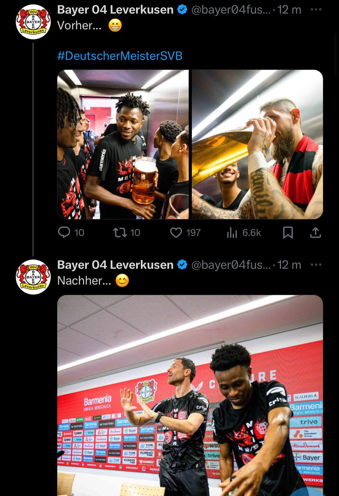 El irónico mensaje del Bayern Múnich y la felicitación de un ex Real Madrid: la prensa reacciona tras el título del Leverkusen