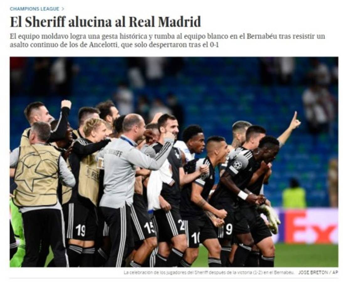 ''Tiroteados por el Sheriff'': la prensa mundial reacciona tras la dura derrota del Real Madrid en Champions