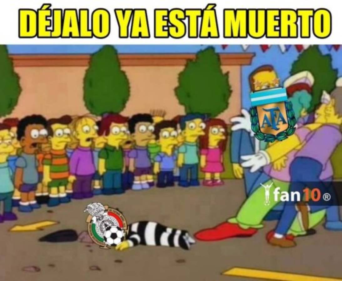 Humillantes: Los memes destrozan a México tras recibir goleada de Argentina