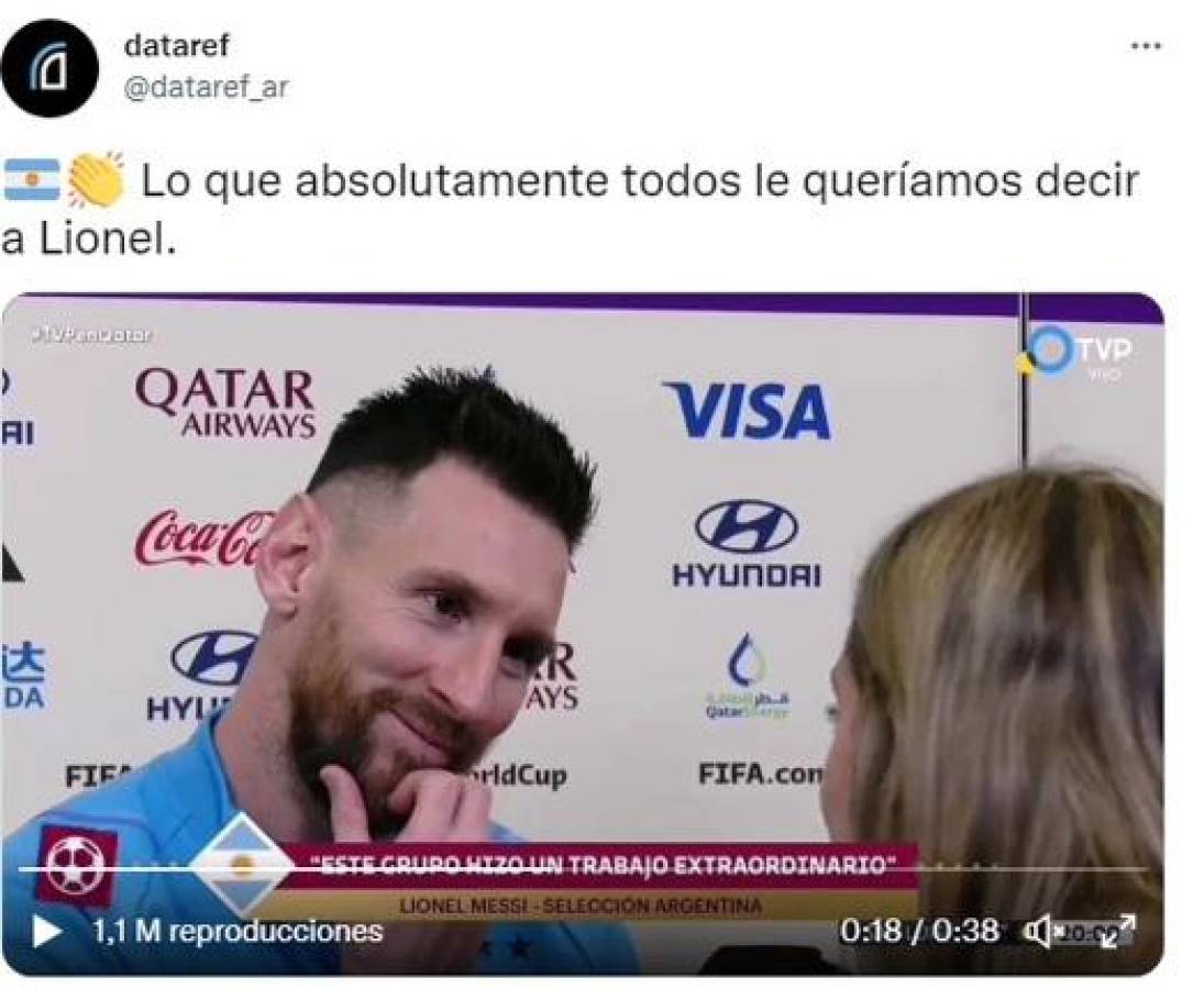 La respuesta de Messi a periodista que lo dejó al borde de las lágrimas tras emotiva confesión (VIDEO)