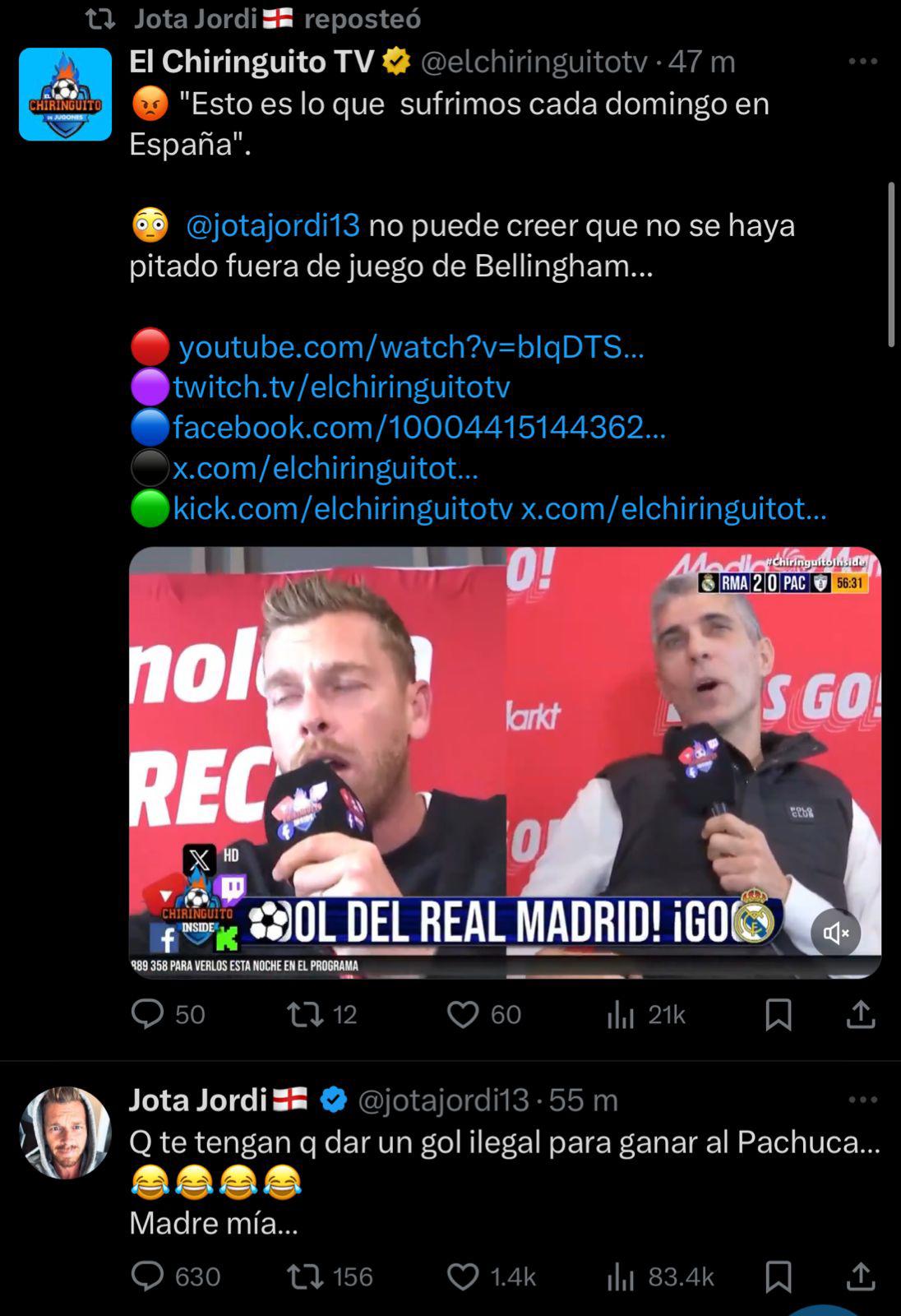 “Un penal regalado y un gol en fuera de juego”: Faitelson, Soria y la prensa reacciona al triunfo del Real Madrid sobre Pachuca