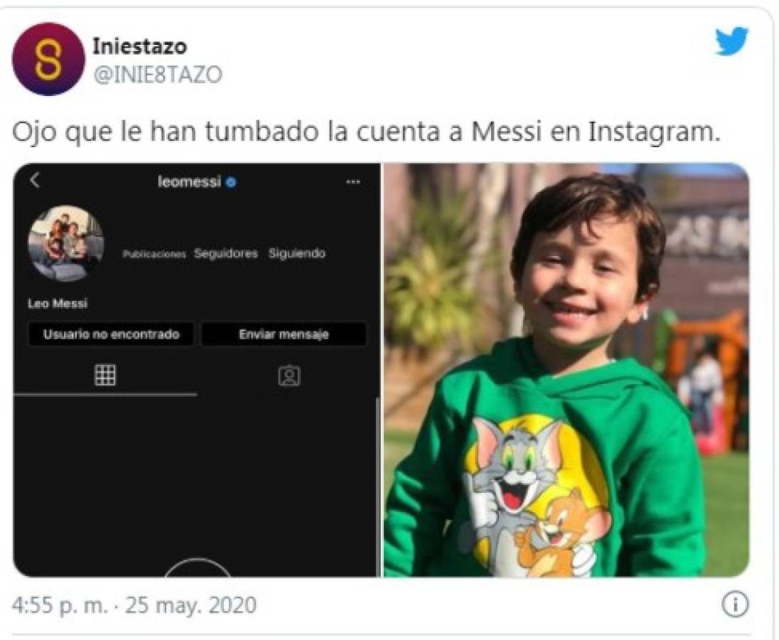 Messi, protagonista de los memes por su nuevo look y por la desaparición de su Instagram