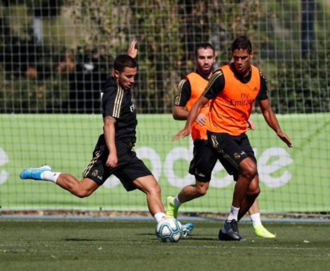 FOTOS: Nuevo integrante, una baja y la 'jugadita' de James en el entrenamiento del Real Madrid  