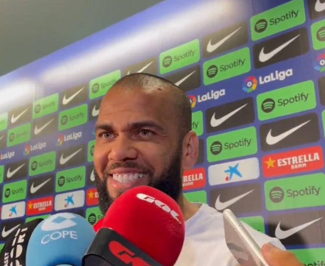 Dani Alves en su regreso a Barcelona: Sorprendido por los fichajes, esto dijo sobre Messi y el chiste con el Real Madrid