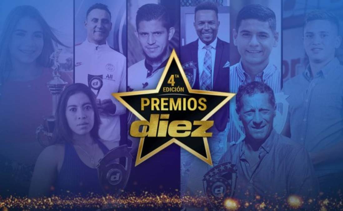 Los 14 ganadores de los Premios Diez 2019; Jonathan Rubio, el gran triunfador