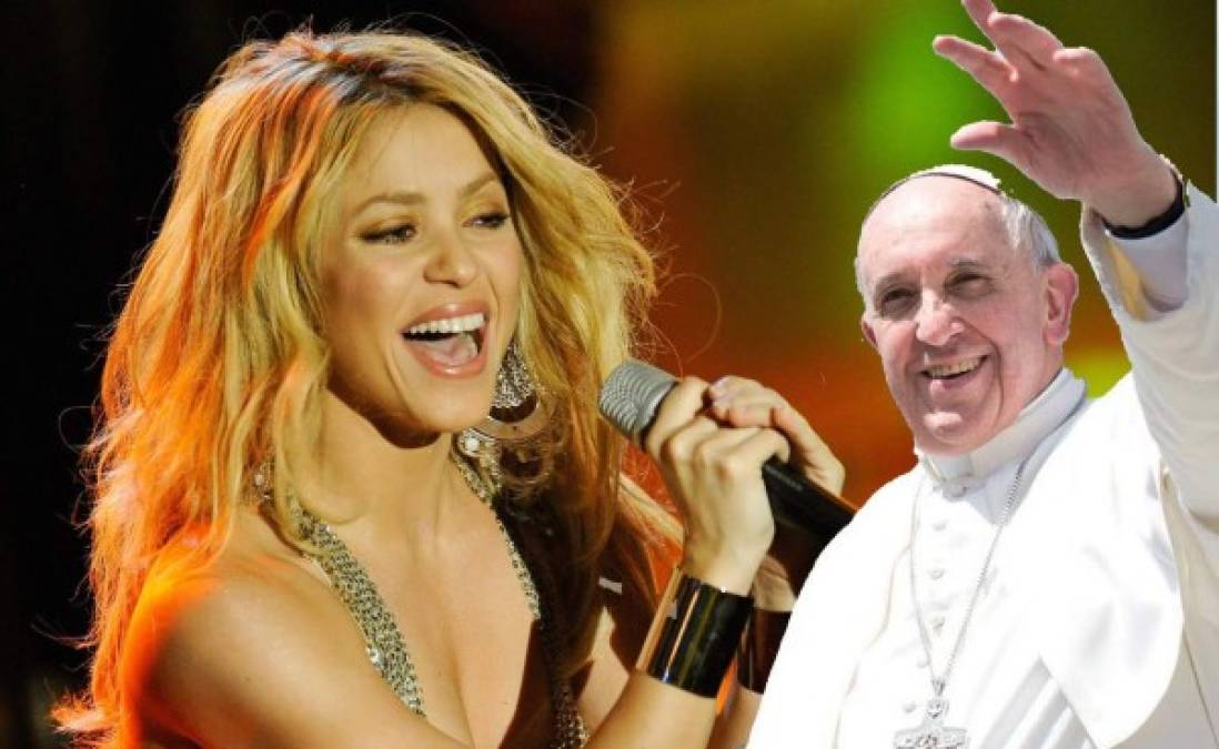 VIDEO: Shakira le cantó 'Imagine' de John Lennon al Papa Francisco