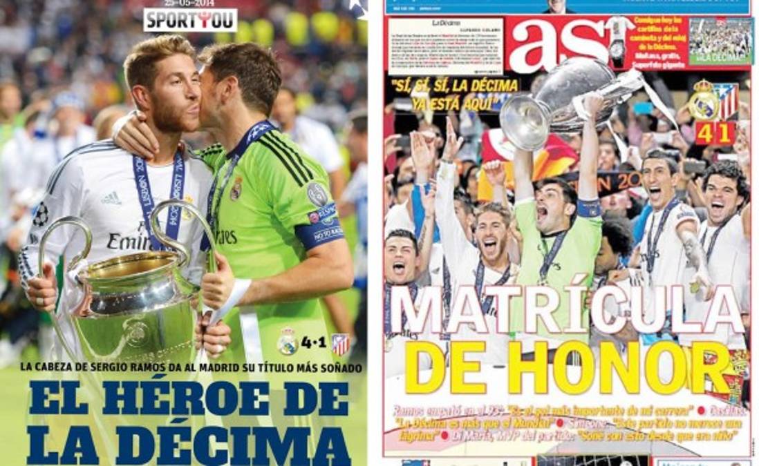 La Décima reina en las portadas de la prensa española