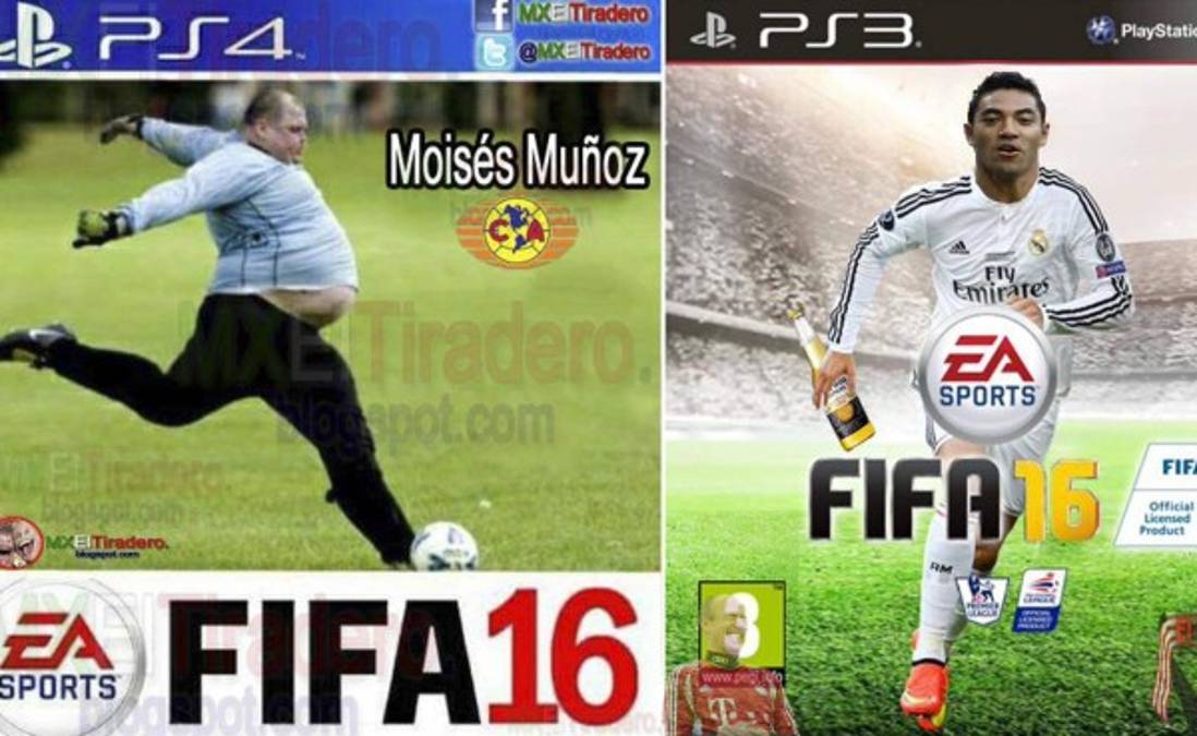 Con memes se burlan en México de Marco Fabián en portada de FIFA 16