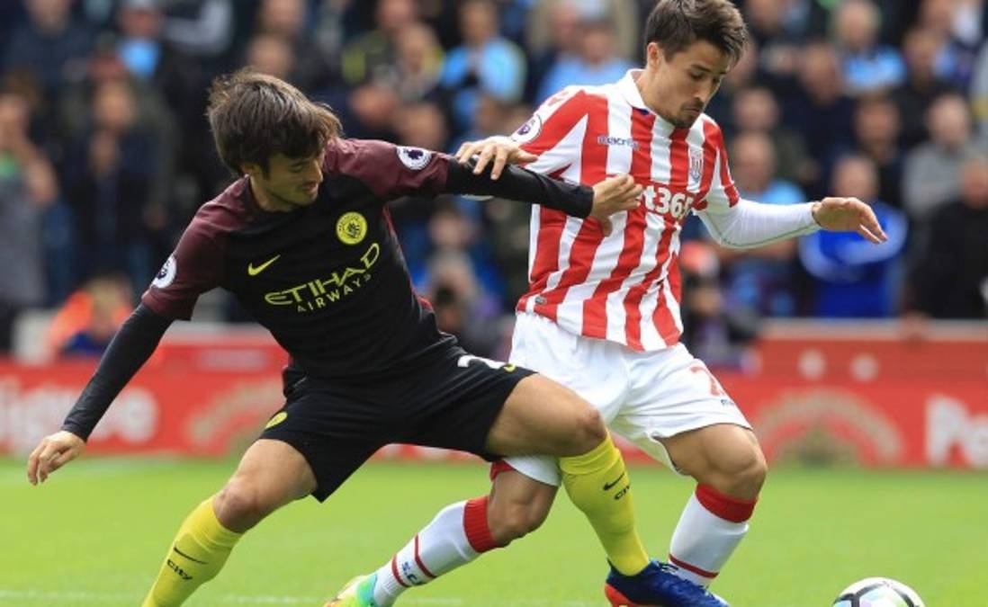 El Manchester City de Pep Guardiola, golea a domicilio a Stoke City