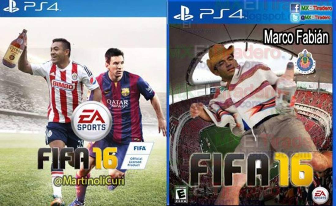 Con memes se burlan en México de Marco Fabián en portada de FIFA 16
