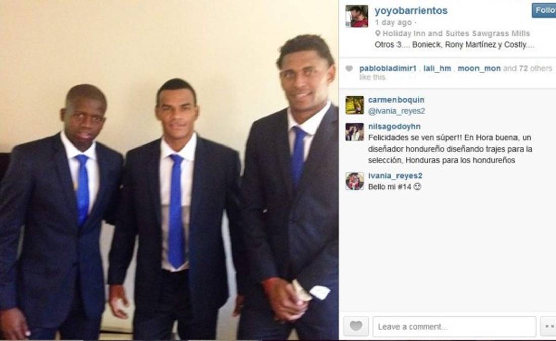 Jugadores de Honduras lucen traje mundialista para viajar a Brasil