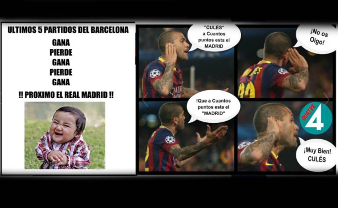 Los memes del clásico Real Madrid-Barcelona