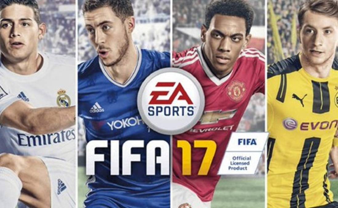 James, Reus, Martial y Hazard estarían en la portada de FIFA 17