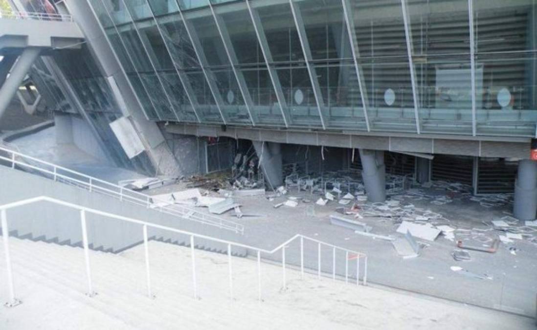 Bombardean estadio del Shakhtar Donetsk en Ucrania