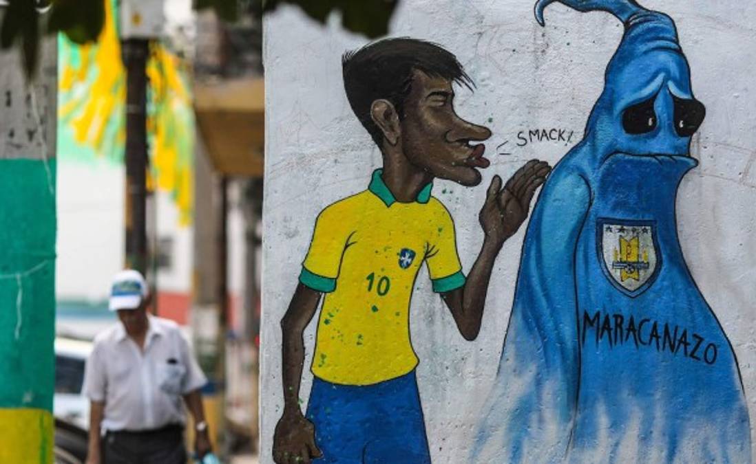 Las calles de Río de Janeiro se llenan de color para el Mundial