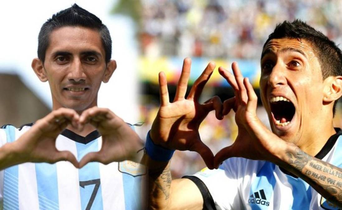 Salvadoreño causa furor en redes sociales por parecido con Di María