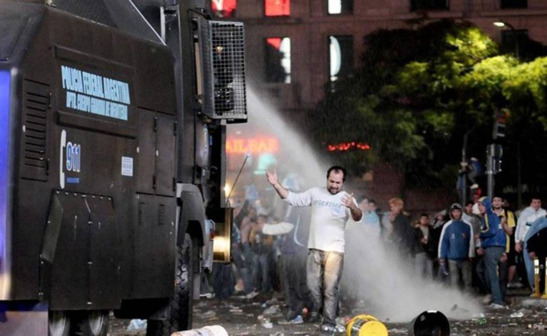 Se reportan disturbios en Argentina tras derrota en la final