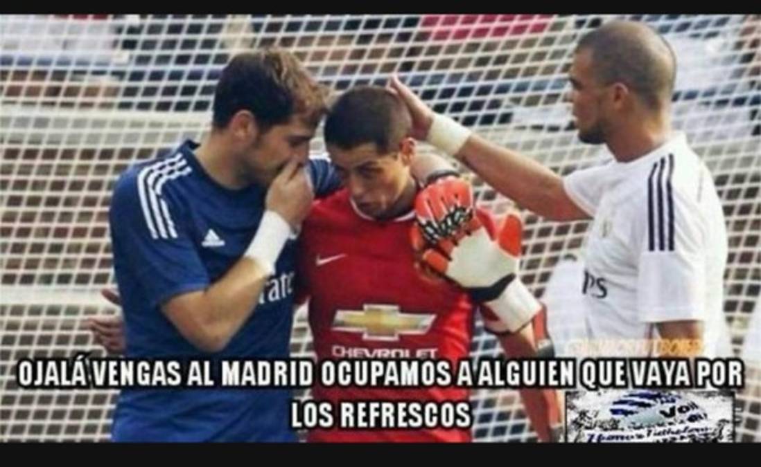 Aficionados se mofan del fichaje de Chicharito por Real Madrid